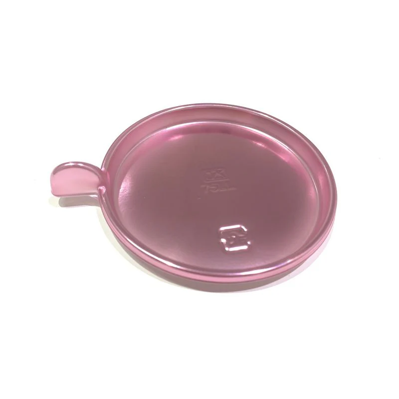 PLASTIC CAKE TRAY(PINK HANDLE) 100PC (#105831)