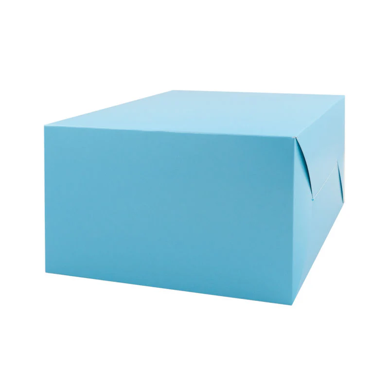 cake box pastel blue 8x8x5" 5pcs (#105863) - Image 2