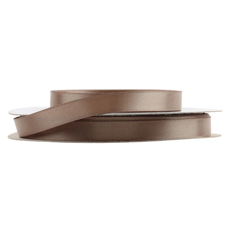 satin ribbon fossil 9mmx25m (#106001)