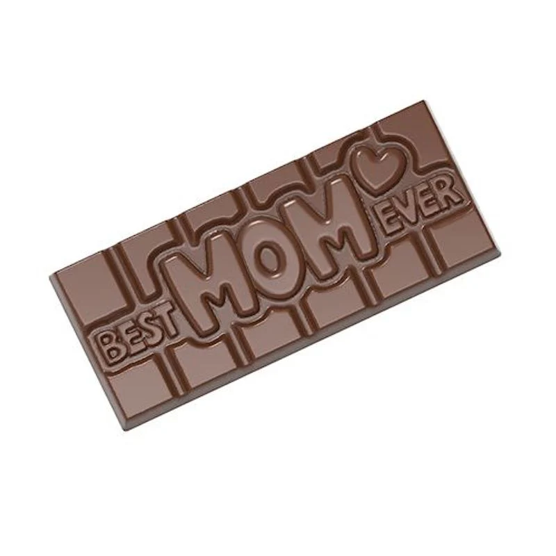 best mom ever - choc tablet mould 4cav cw12016 (#106101)