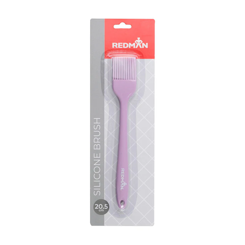 silicone brush 20.5x4.3x1.2cm lilac (#106125) - Image 2