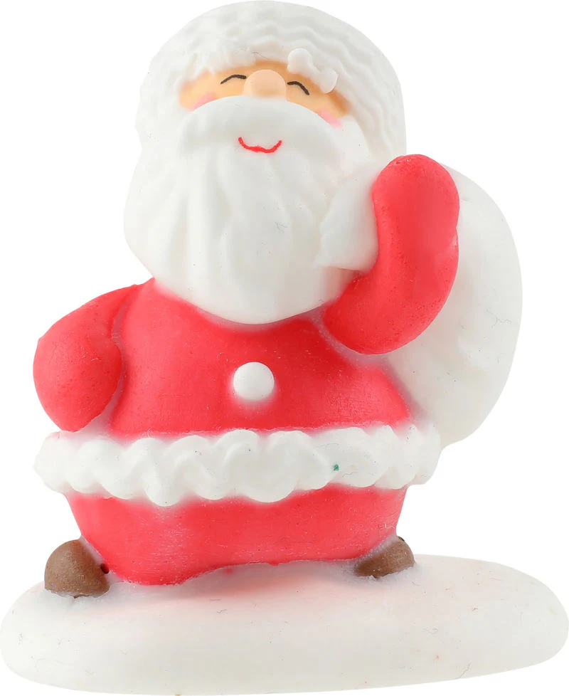 DECOR ICING SANTA MEDIUM 6.8X6CM 0068 (#106597)