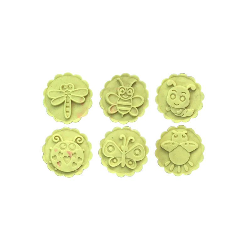 mooncake pressed mould insect 50g 6pc (#106805) - Image 4