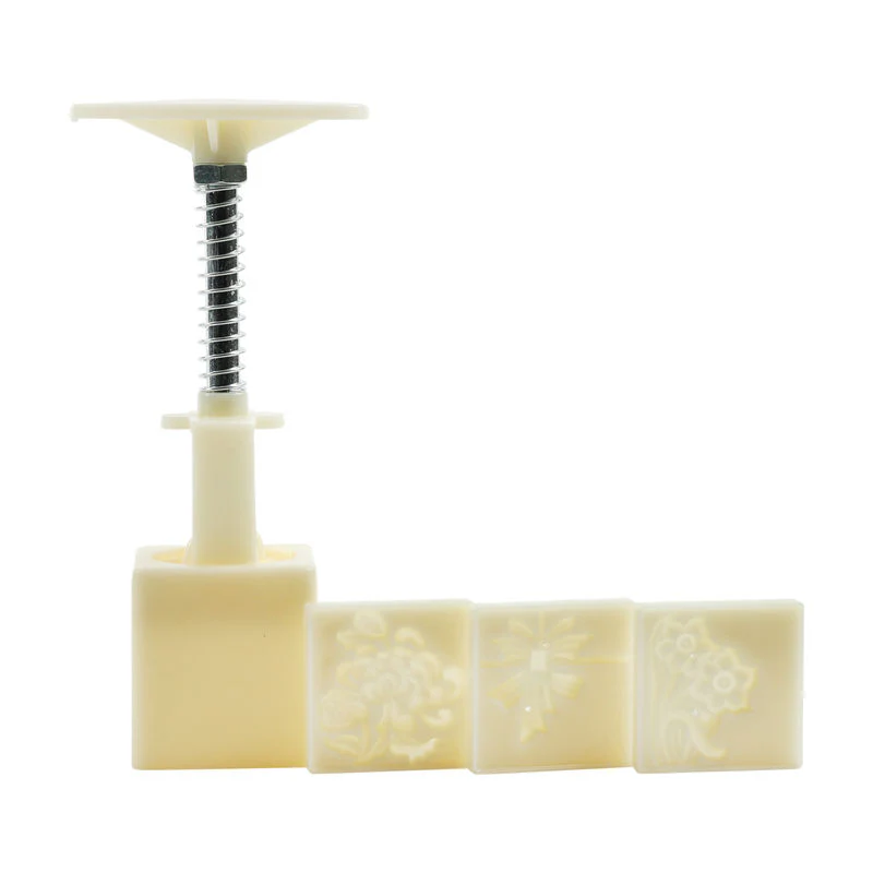 mooncake pressed mould square autumn 30g 4pc (#106808) - Image 2