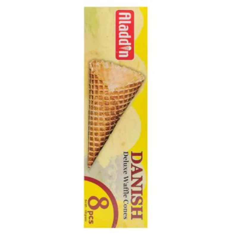 danish deluxe waffle cone 8pc 48mmx137mm (#106884) - Image 7