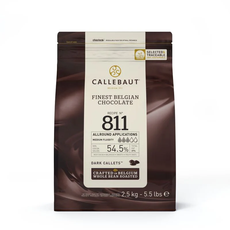 dark couverture chocolate 54.5% 2.5kg (#106927)