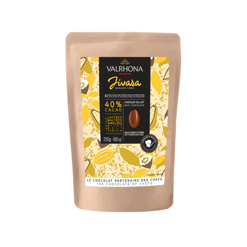 milk choc feve jivara 40% valrhona (#106997)
