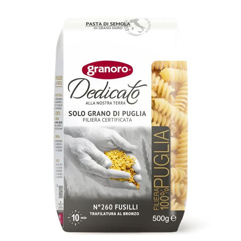 fusilli pasta n260 dedicato 500g (#107030)