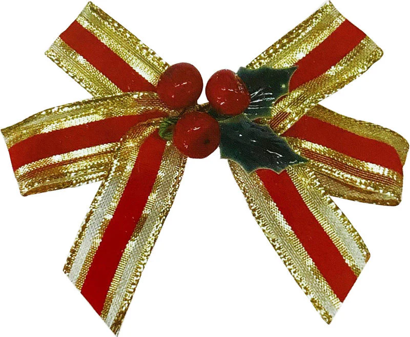X'MAS RIBBON DECO C598 5PC (#107040) - Image 2