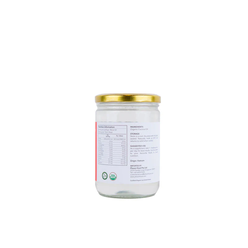 organic extra virgin coconut oil 500ml (#107311) - Image 5