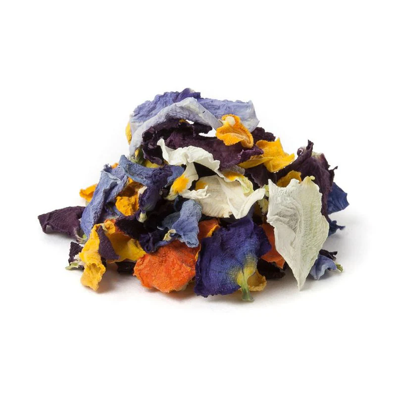 organic edible dried flower pansy petals 4g (#107410) - Image 4