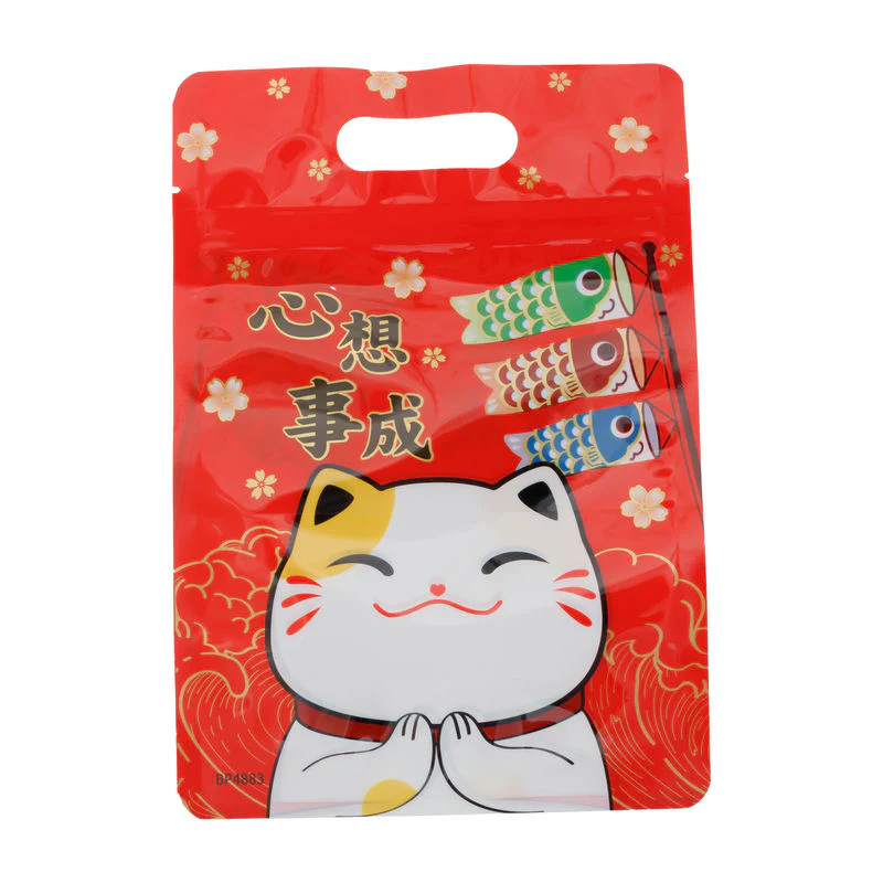 ziplock bag lucky cat 4 design 50pc (#107524) - Image 3