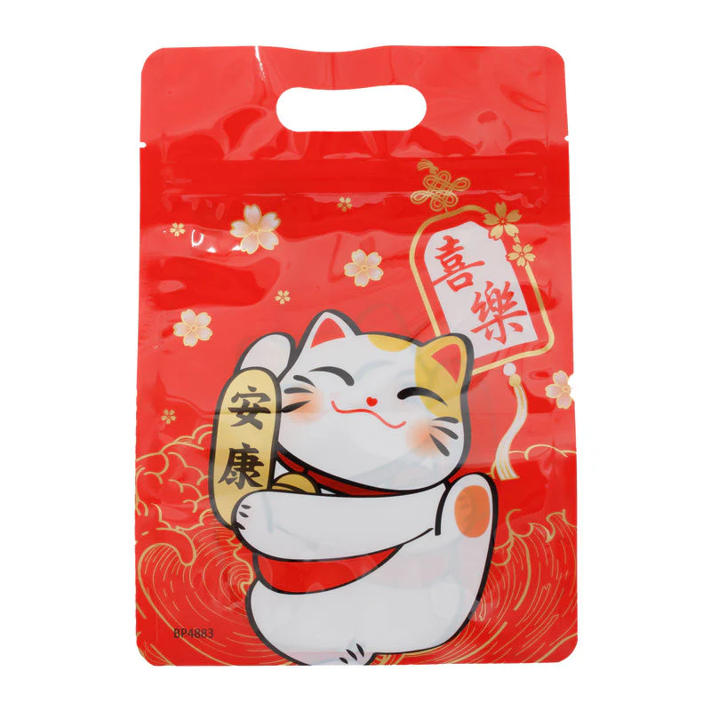 ziplock bag lucky cat 4 design 50pc (#107524) - Image 4