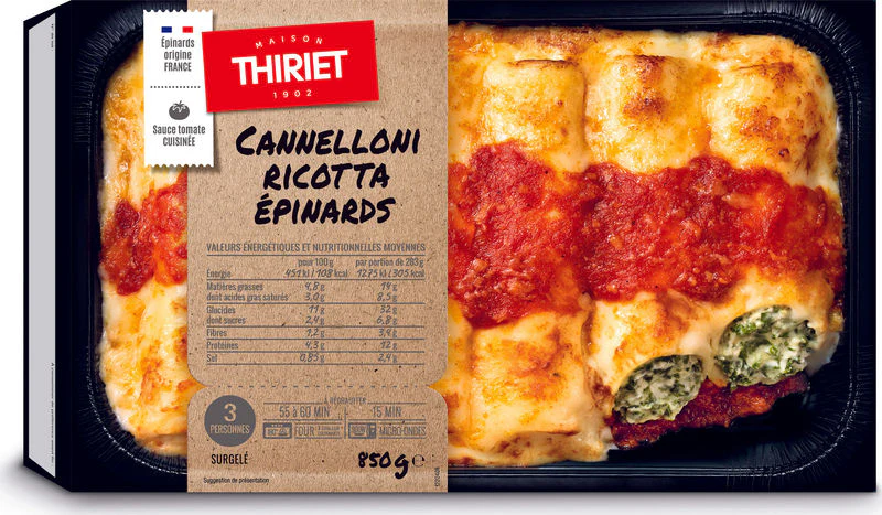 rte cannelloni rico-spinach 850g 3 portions (#107557) - Image 2