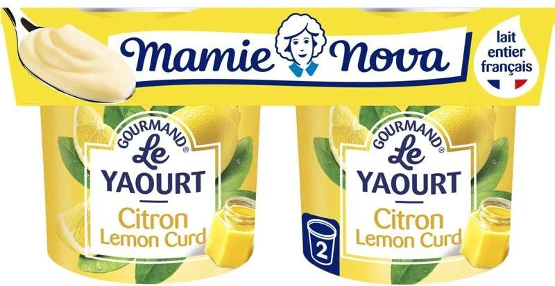 lemon curd yogurt 2x150g (#107818)