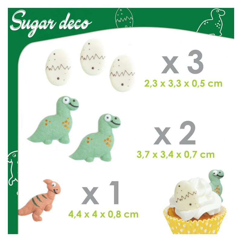 dino decor icing 6pc (#108065) - Image 7