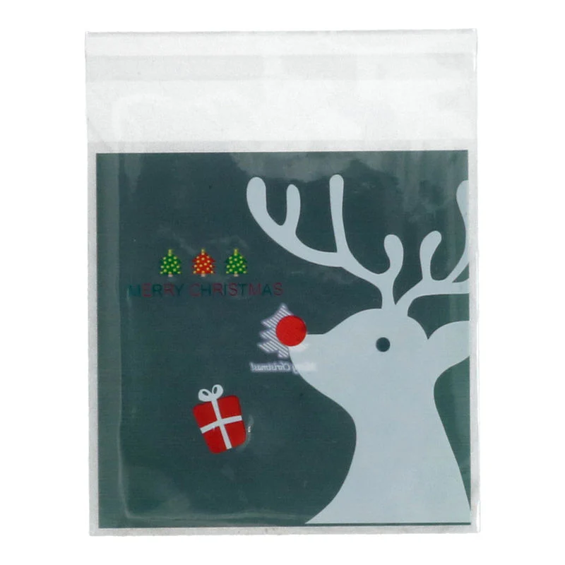 cookie bag x'mas reindeer bp8504 100pc (#108823) - Image 2