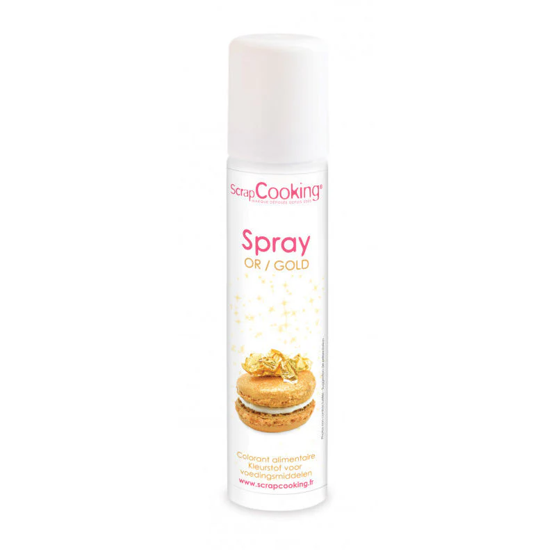 gold food colour spray 75ml (#109261)
