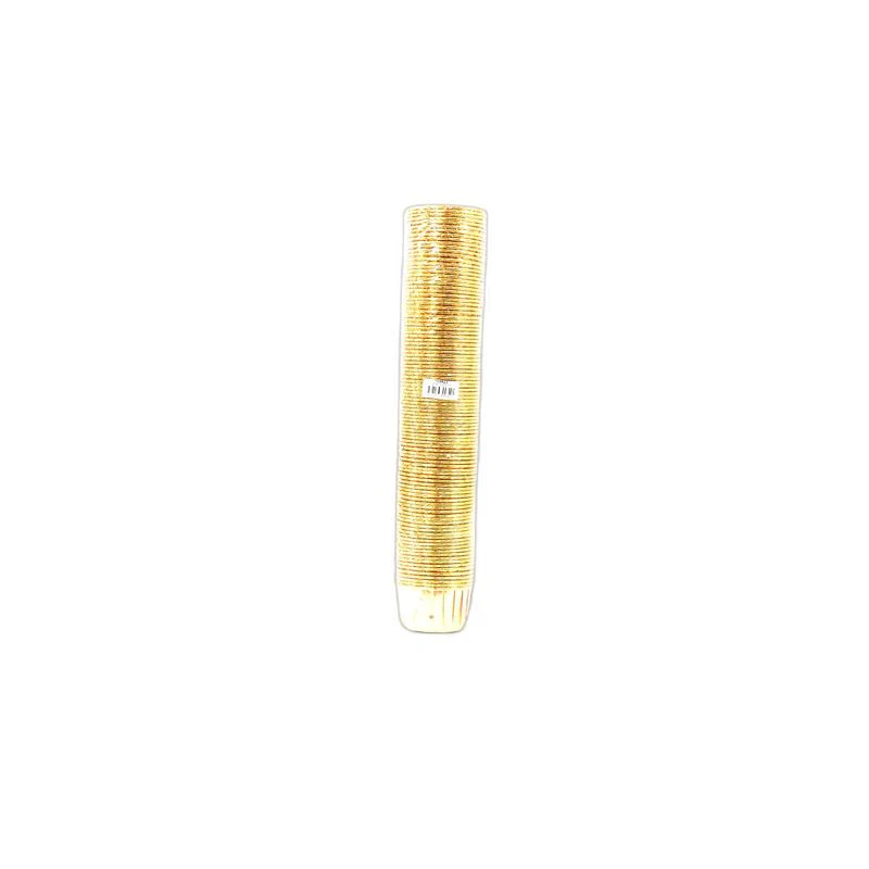 souffle baking case gold 50x40mm 100pc (#109823)