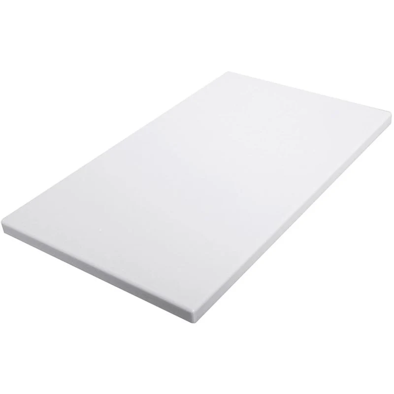 hdpe cutting board 2cm white gn1/1 530x325mm /228310 (#110250)