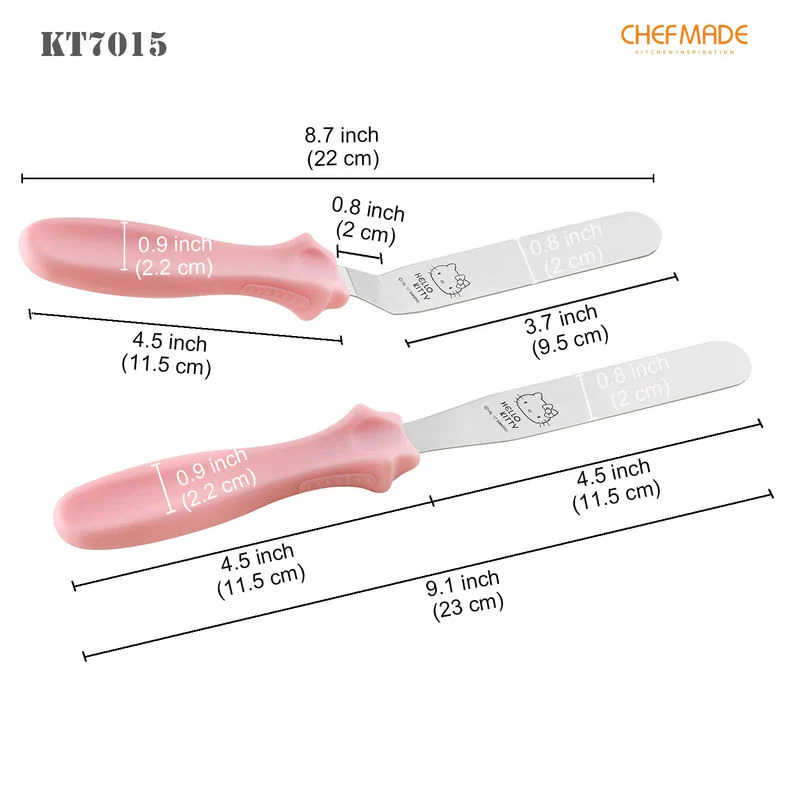 spatula stainless steel 2pc hello kitty (#110456) - Image 3