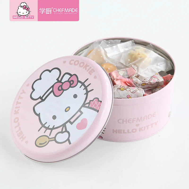 cookie tin round 169xh89mm hello kitty (#110462) - Image 2