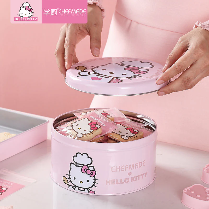 cookie tin round 169xh89mm hello kitty (#110462) - Image 7