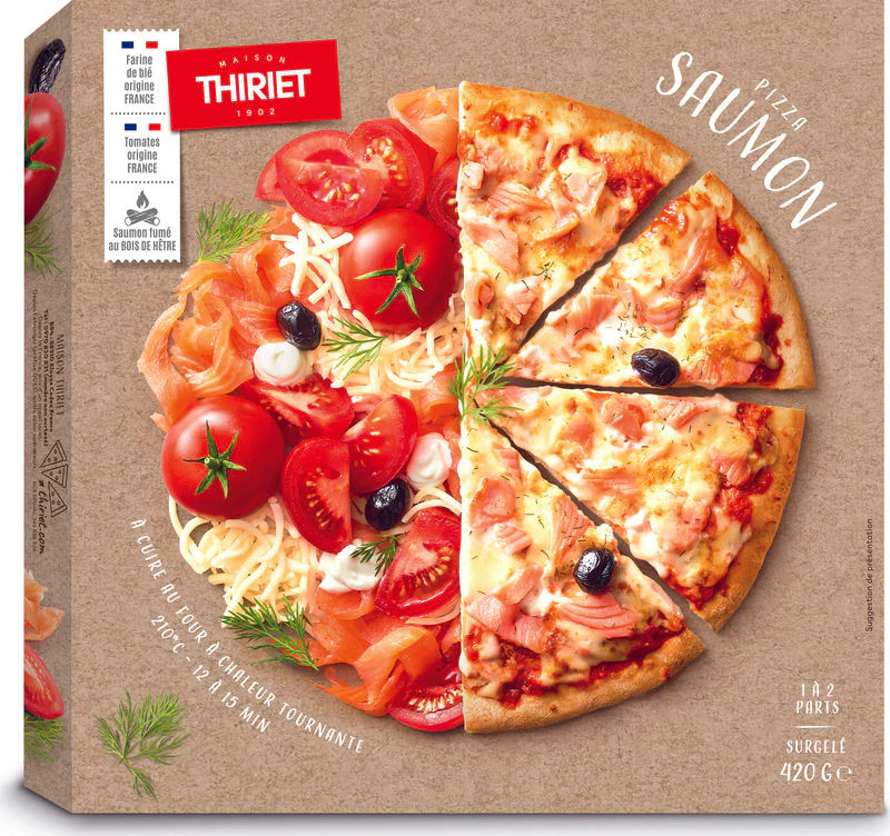 pizza salmon 420g 1-2 portions (#110873)
