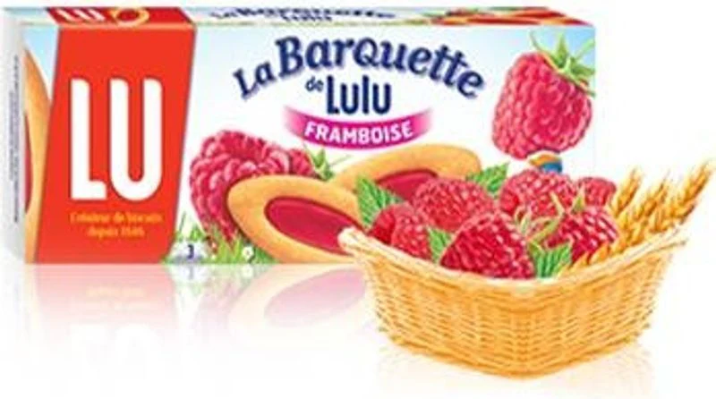 BARQUETTE RASPBERRY BISCUITS 120G (#110907)