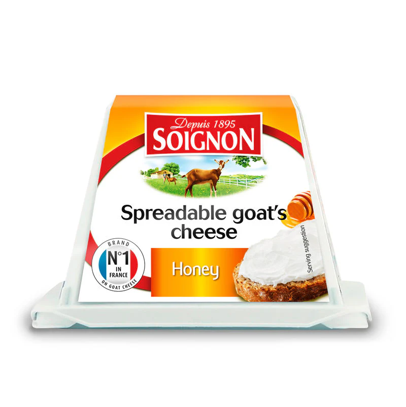 goat cheese spreadable honey 150g (#110965) - Image 2