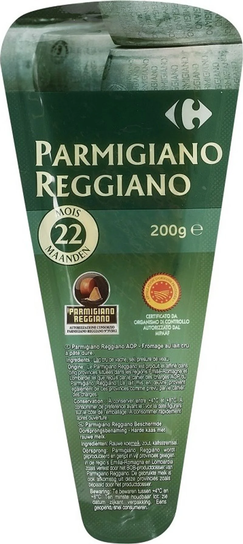 pdo parmigiano reggiano 200g (#112054)