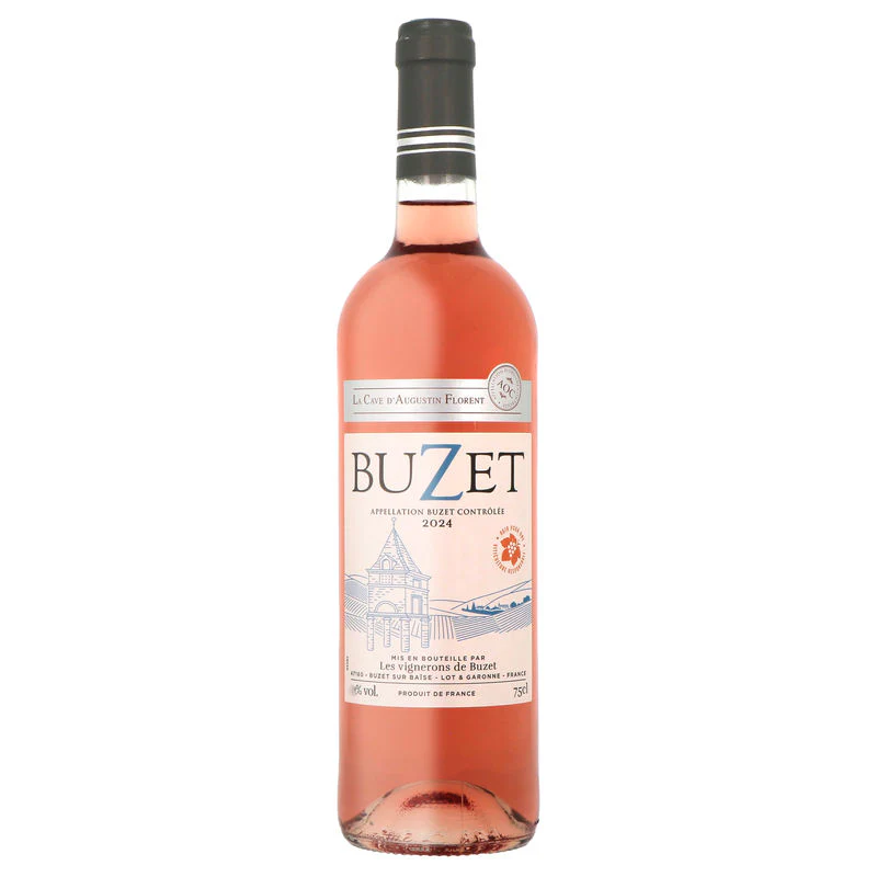 rose wine-merlot buzet rose wine 2022750ml (#112140) - Image 2