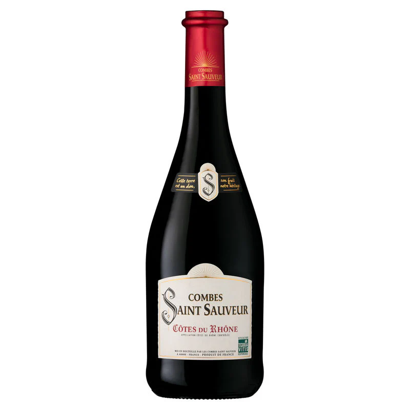 red wine-syrah cotes du rhone red wine 2022750ml (#112161) - Image 2