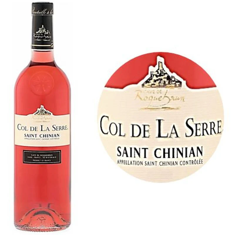 red wine-saint chinian 2022col de la serre750ml (#112165) - Image 2
