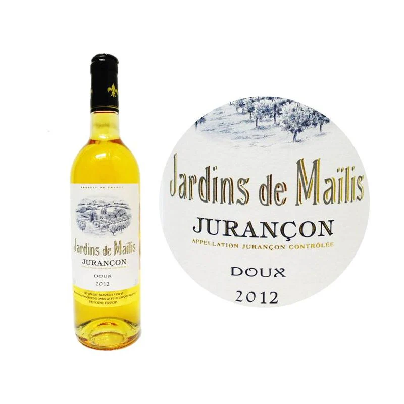 white wine-gros manseng, petit manseng white wine jurancon 2019750ml (#112191)