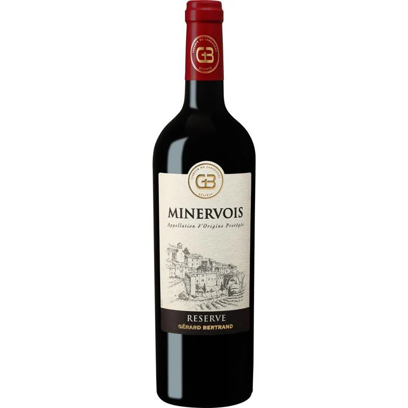 red wine-syrah minervois grande reserve red wine 2020750ml (#112328)