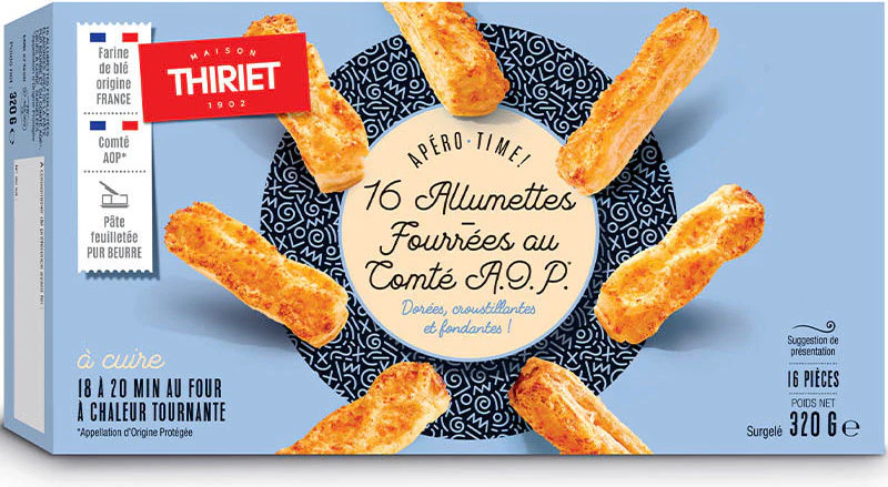 crispy cheese sticks with pdo comte cheese 320g 16 320gx16pc (#113013)