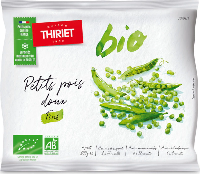 organic high-grade sweet peas 600g 4 portions (#113094)
