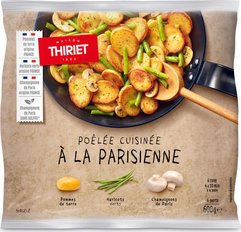 pan-fried parisian style vegetable mix 600g 4 portions (#113167)