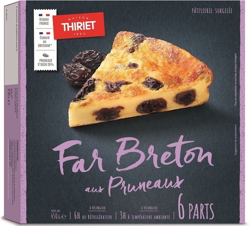 far breton w prunes tart 450g 6 portions (#113281)