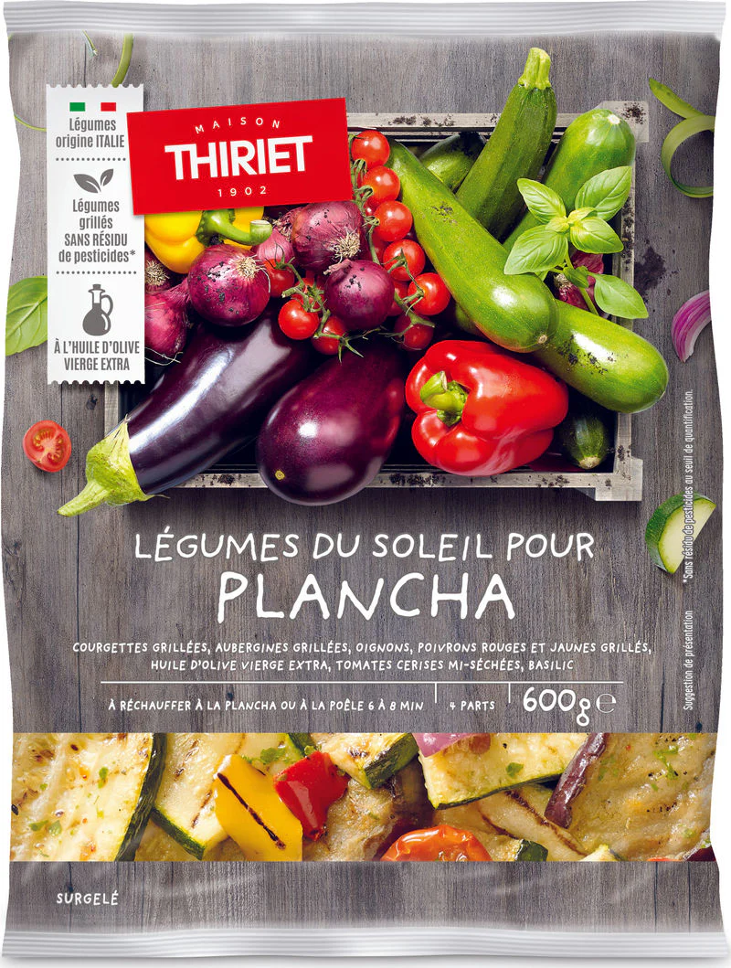 mediterranean vegetables for plancha 600g 4 portions (#113312)