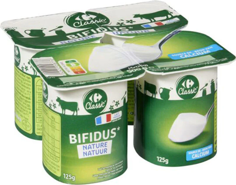 bifidus plain yogurt 4x125g (#113713)
