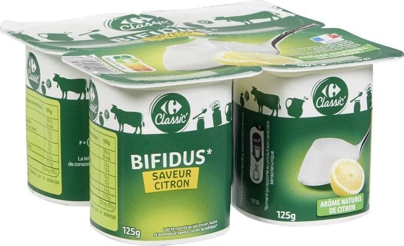 bifidus lemon yogurt 4x125g (#113755)