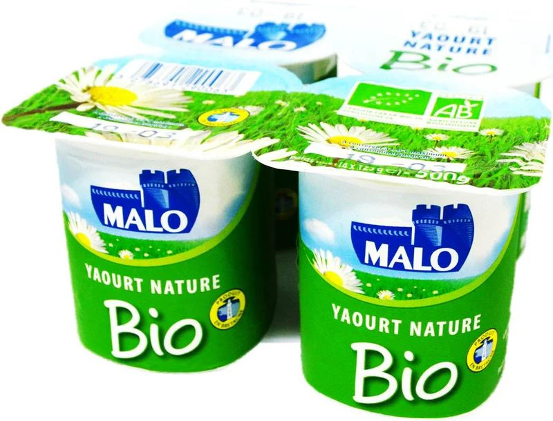 organic plain yogurt 4x125g (#114583)