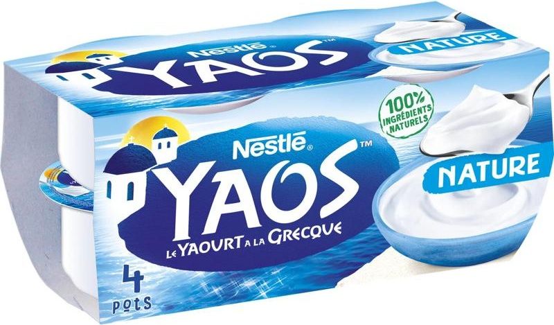 greek plain yogurt 4x150g (#114594)