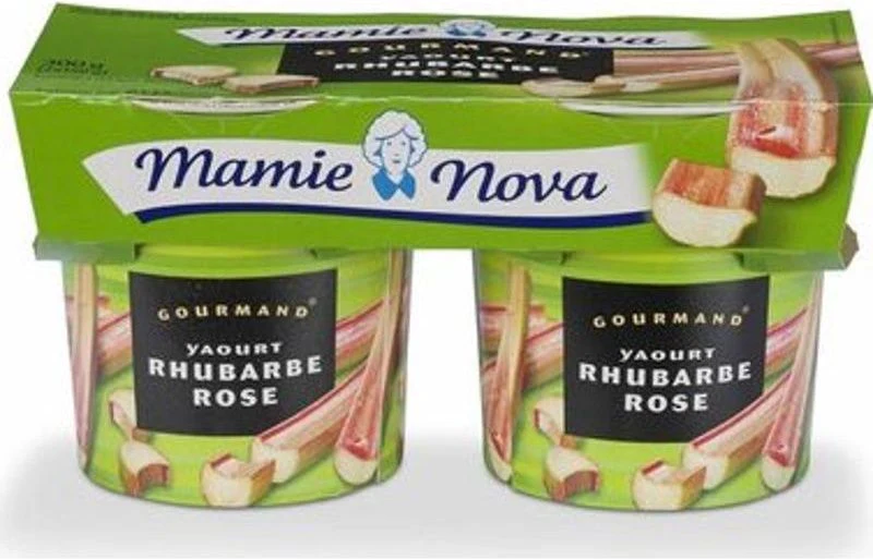 rhubarb yogurt 2x150g (#114634)
