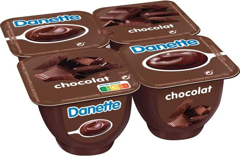 danette chocolate dseert cream 4x125g (#114706)