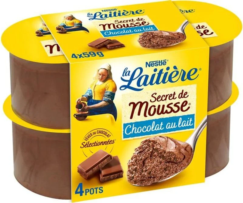 milk chocolate mousse 4x59g (#114715)