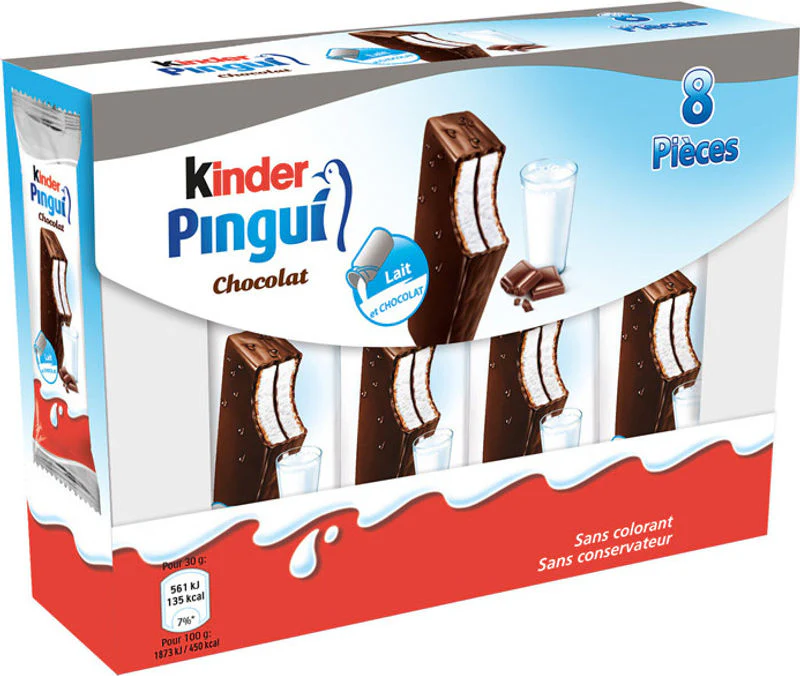 pingui chocolate snack 8x30g (#114760)