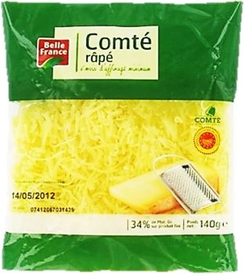grated comte pdo cheese 140g (#114786)